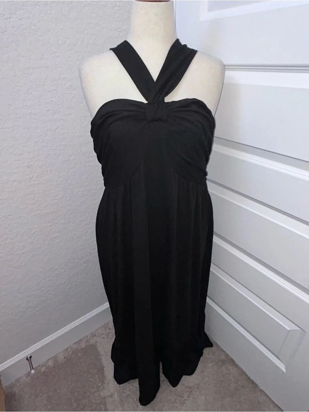GraceโKarin Halter Ruffle Maxi Dress